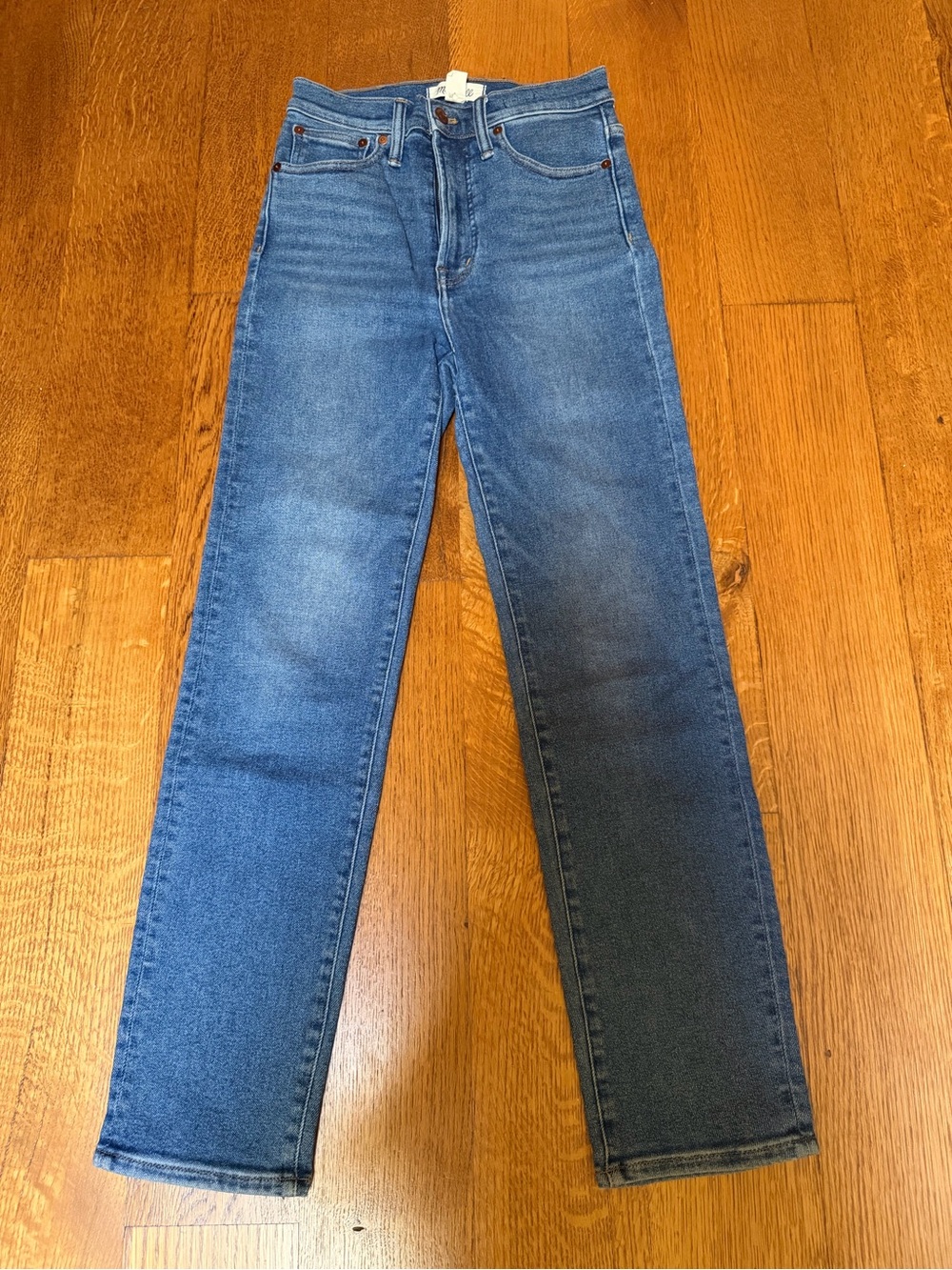 Madewell straight cut jeans